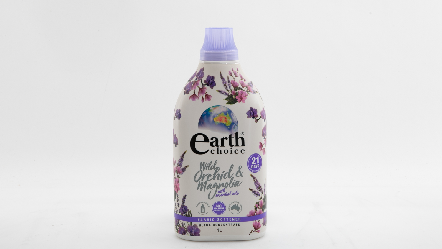 Earth Choice Wild Orchid and Magnolia with Essential Oils Fabric Softener Ultra Concentrate carousel image