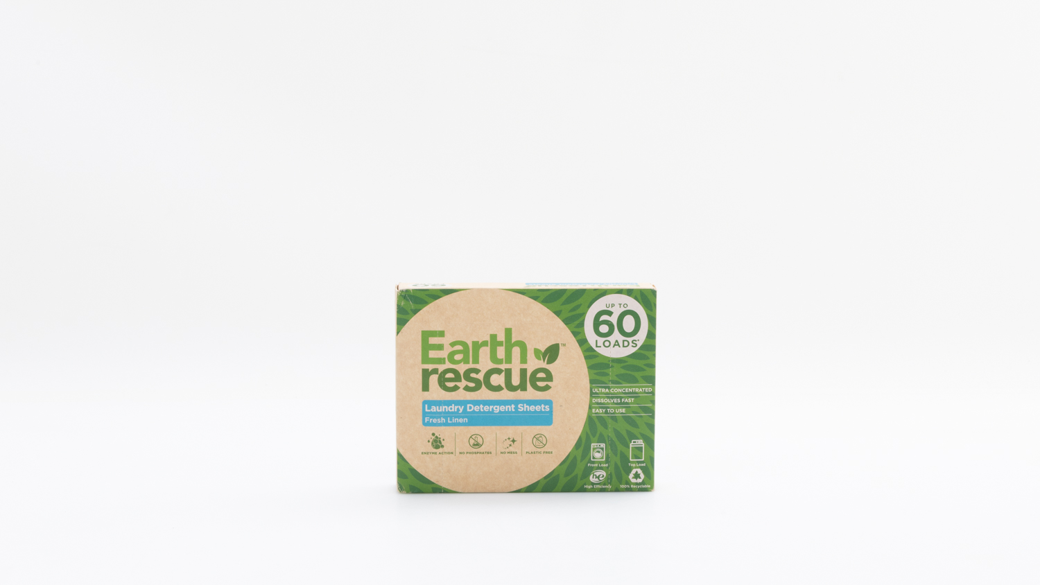 Earth Rescue Laundry Detergent Sheets Fresh Linen Top Loader