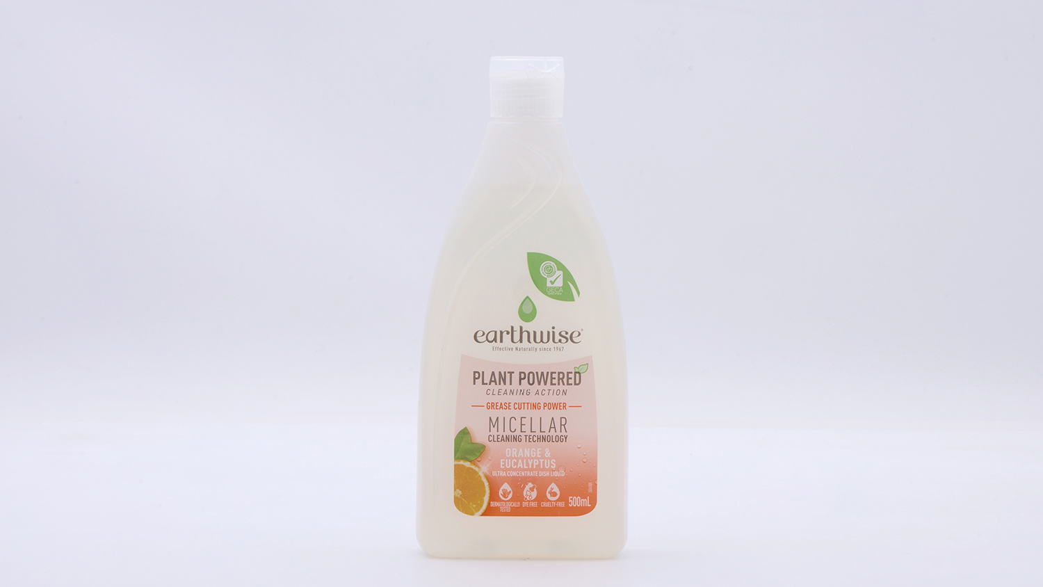 Earthwise Micellar Cleaning Technology Orange and Eucalyptus Ultra Concentrate Dish Liquid