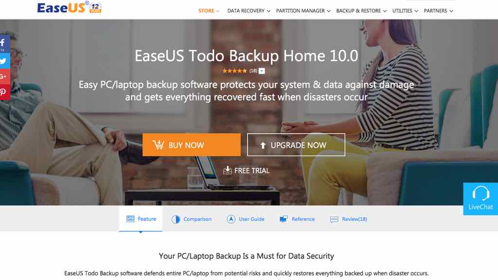 EaseUS Todo Backup Home Computer backup software reviews CHOICE