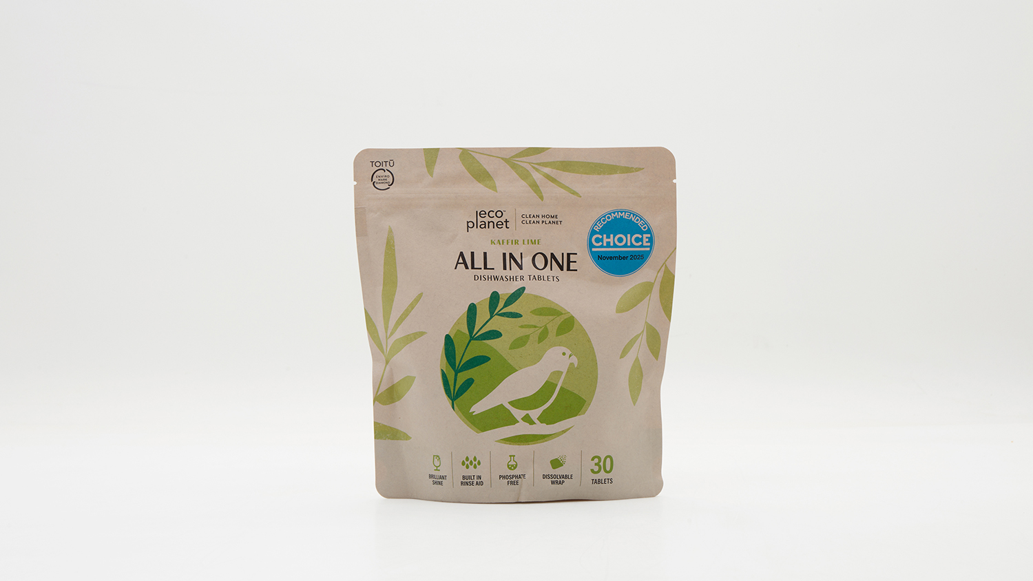 Eco Planet All In One Dishwasher Tablets Kaffir Lime