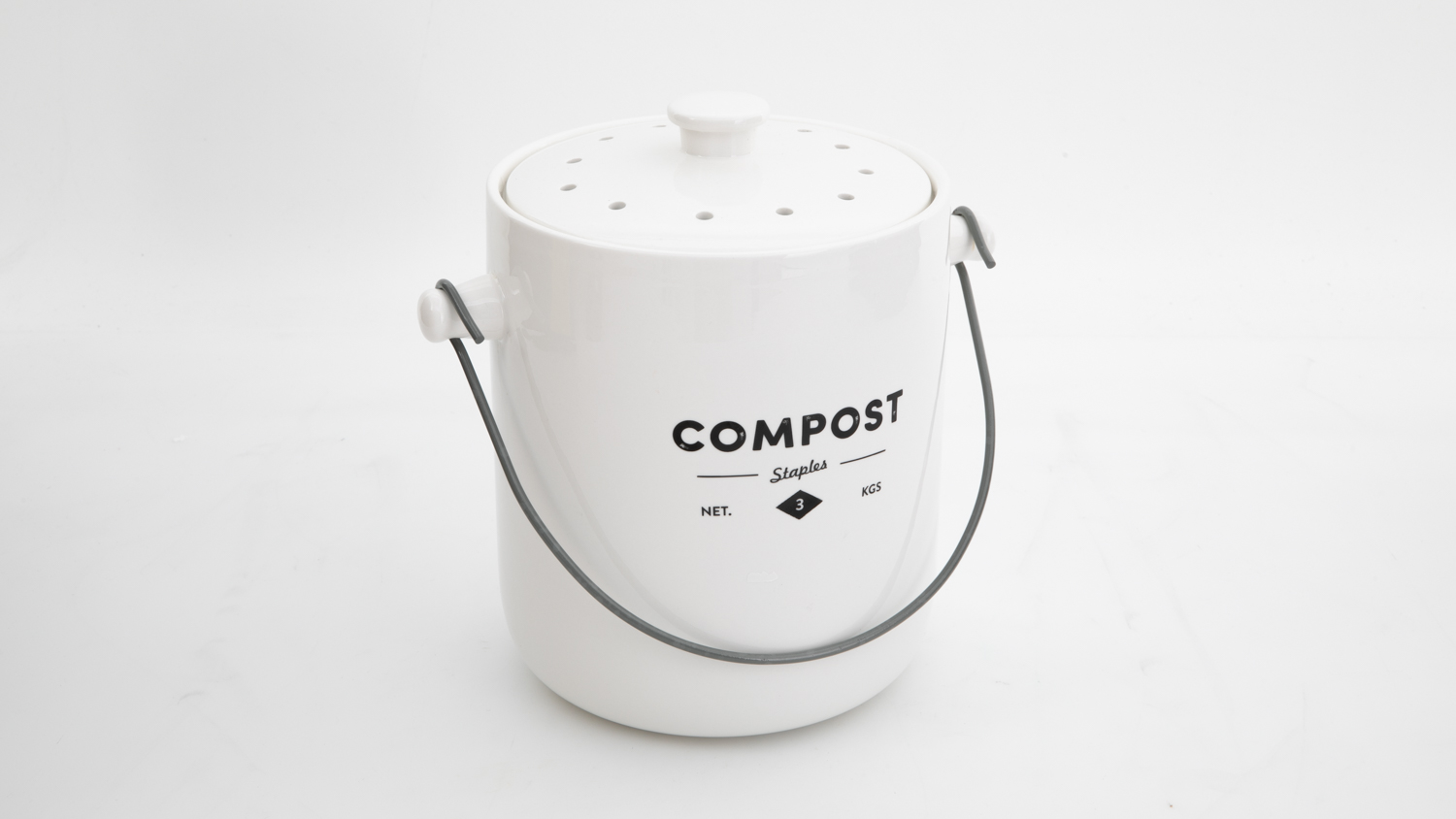 Ecology Staples Foundry Compost Bin with Handle EC47210