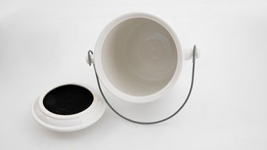 Ecology Staples Foundry Compost Bin with Handle EC47210