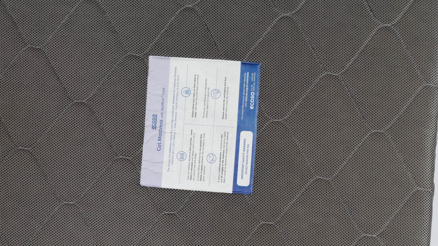 Ecosa Cot Mattress with Nestflow Core