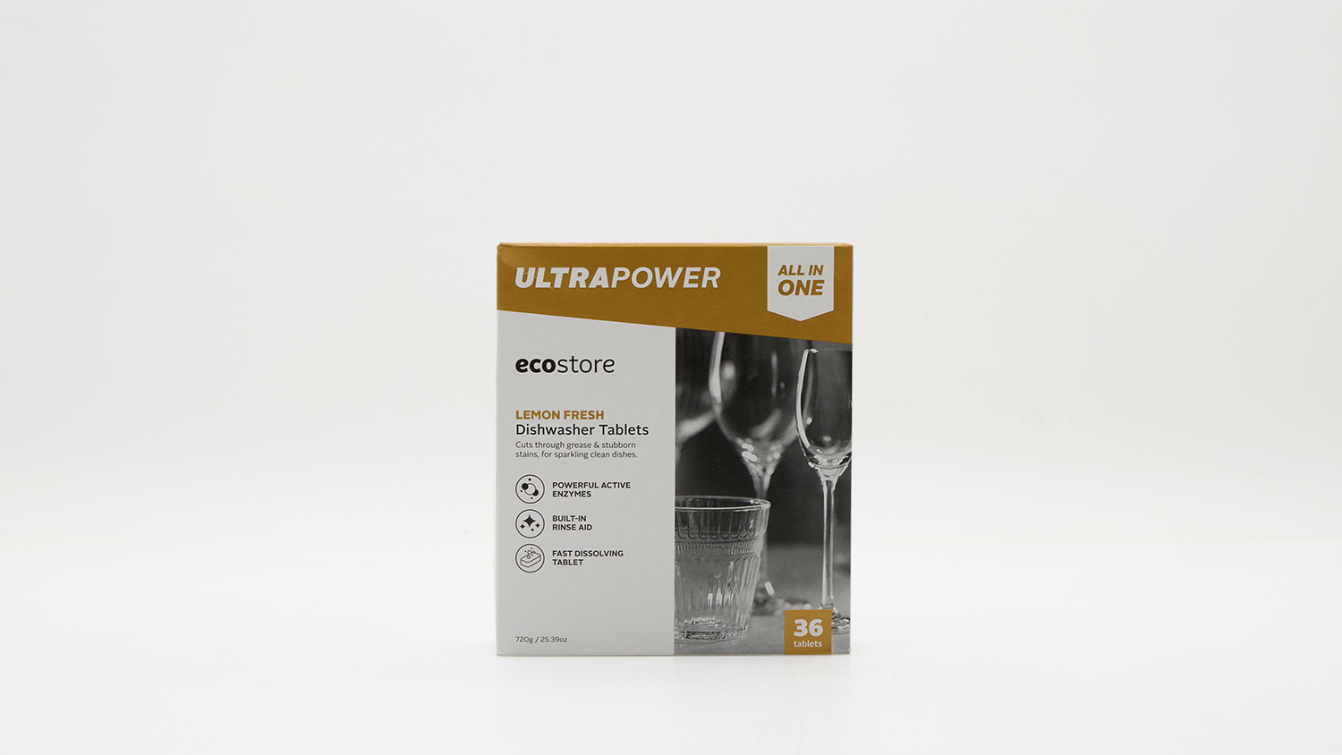 Ecostore Ultra Power Dishwasher Tablets Lemon Fresh