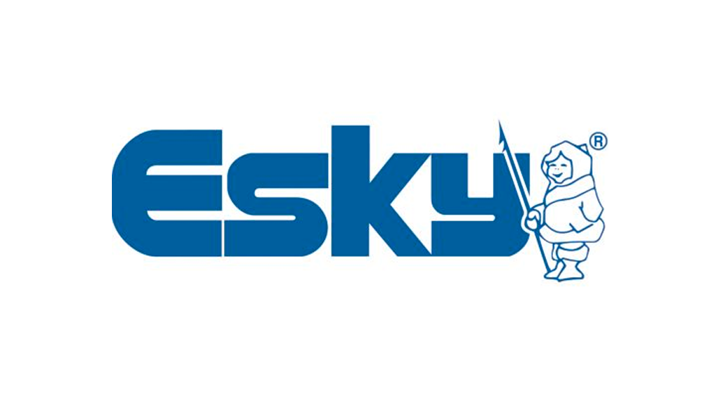 Esky 65L Blue and White Hard Ice King Cooler with Wheels 2169518