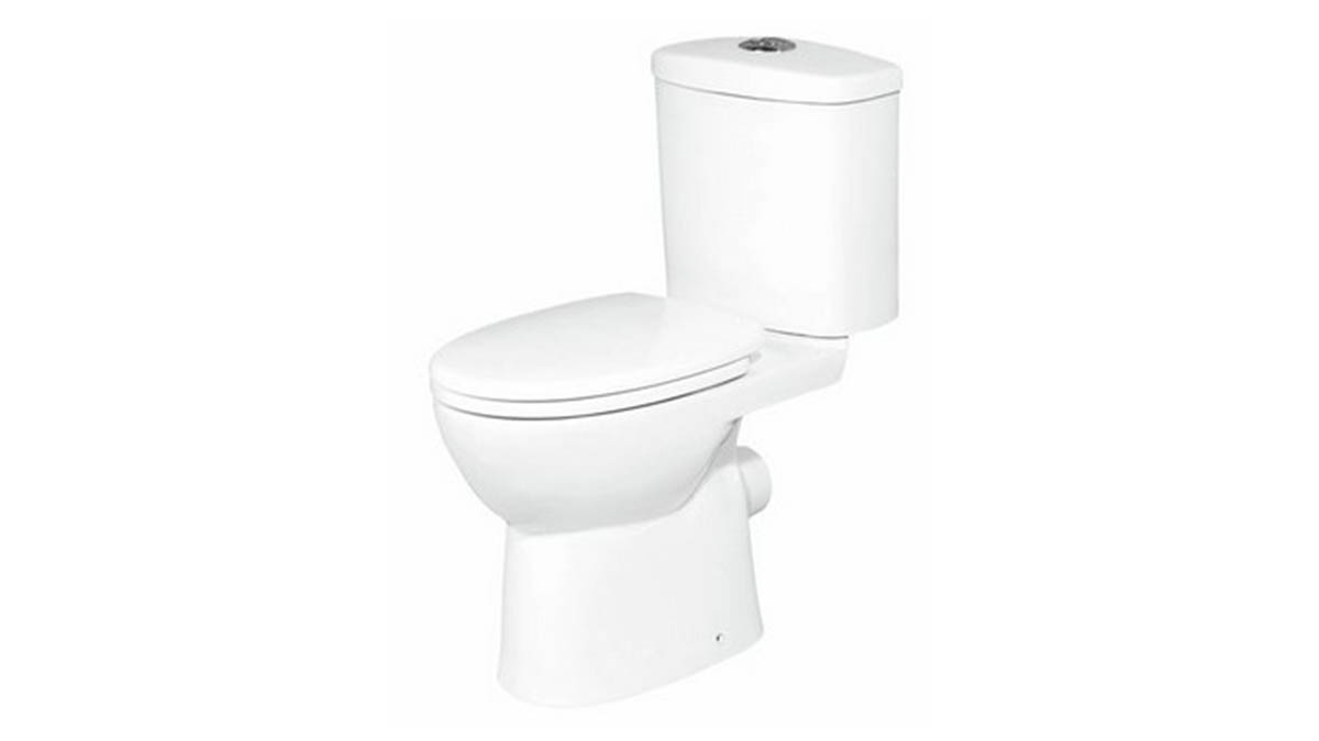 Estilo Close Coupled Rimless P Trap Toilet Suite