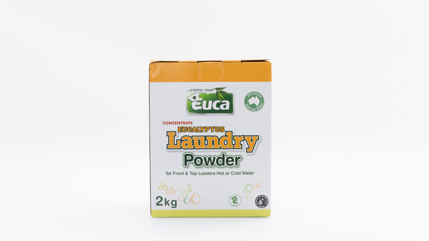 Euca Concentrate Eucalyptus Laundry Powder Front Loader