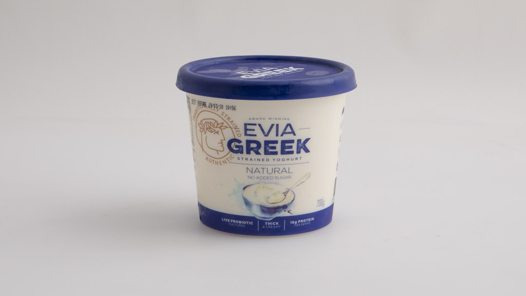 Evia Greek Strained Yoghurt Natural No Added Sugar carousel image