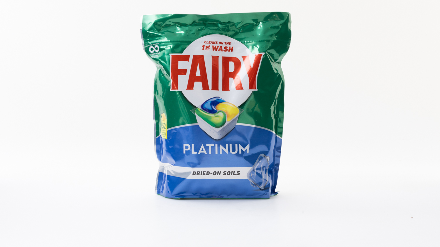 Fairy Platinum Dried-On Soils Dishwasher Capsules