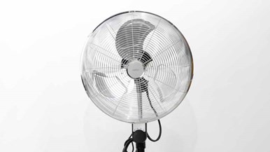 Fenici 45cm High Velocity Pedestal Fan (Chrome Finish) FFSW45C2G