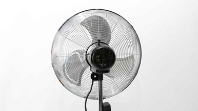 Fenici 45cm High Velocity Pedestal Fan (Chrome Finish) FFSW45C2G