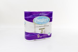 Finesse Comfort Soft White Luxury Bathroom Tissue Quilted 3 ply