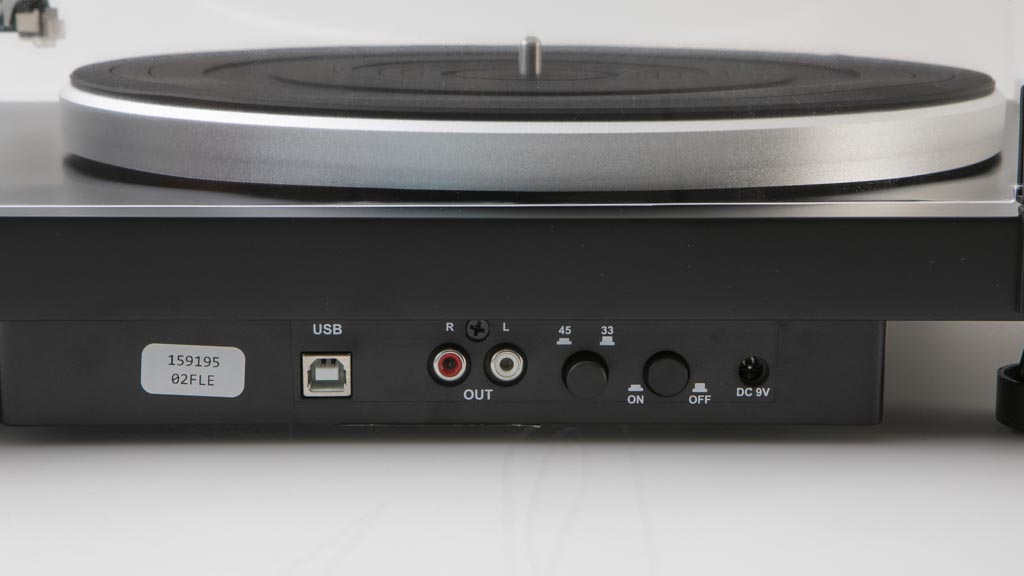 flea market turntable with bookshelf speaker