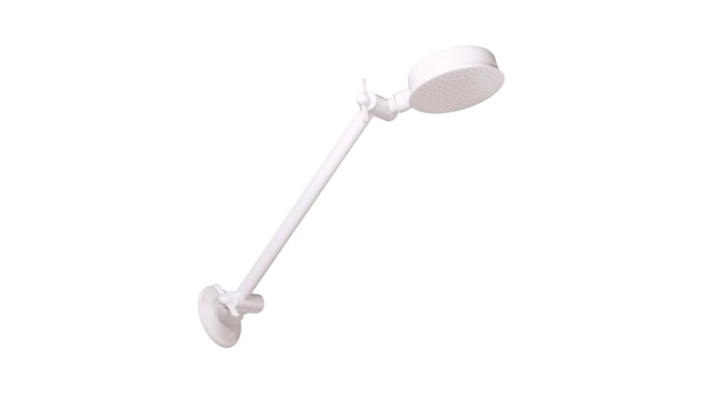 Flexispray All Directional Hi Rise Shower White 28-0551