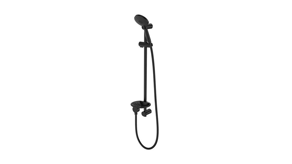 Flexispray Havana 3 Function Rail Shower Black 14-7021mbk
