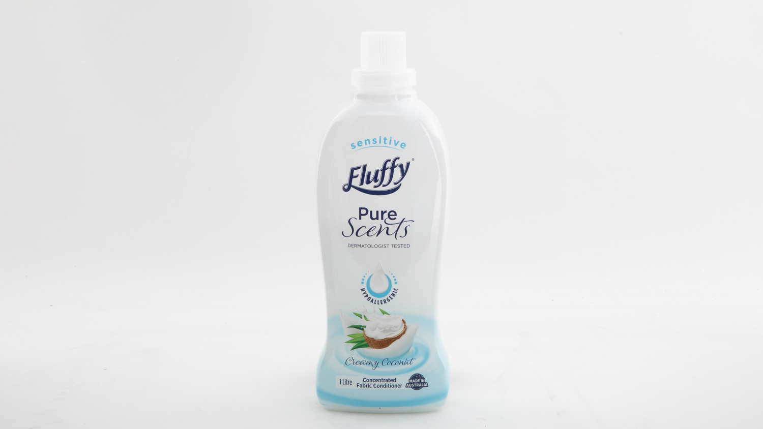 Fluffy Sensitive Pure Scents Creamy Coconut Concentrated Fabric Conditioner carousel image