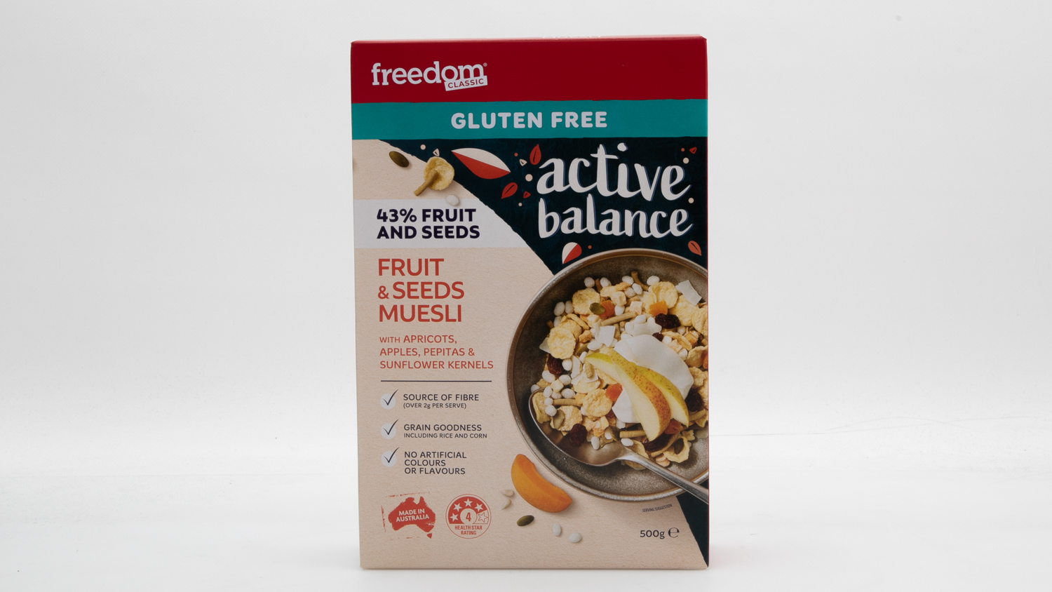 Freedom Classic Active Balance Fruit & Seeds Muesli Review Breakfast cereals comparison CHOICE