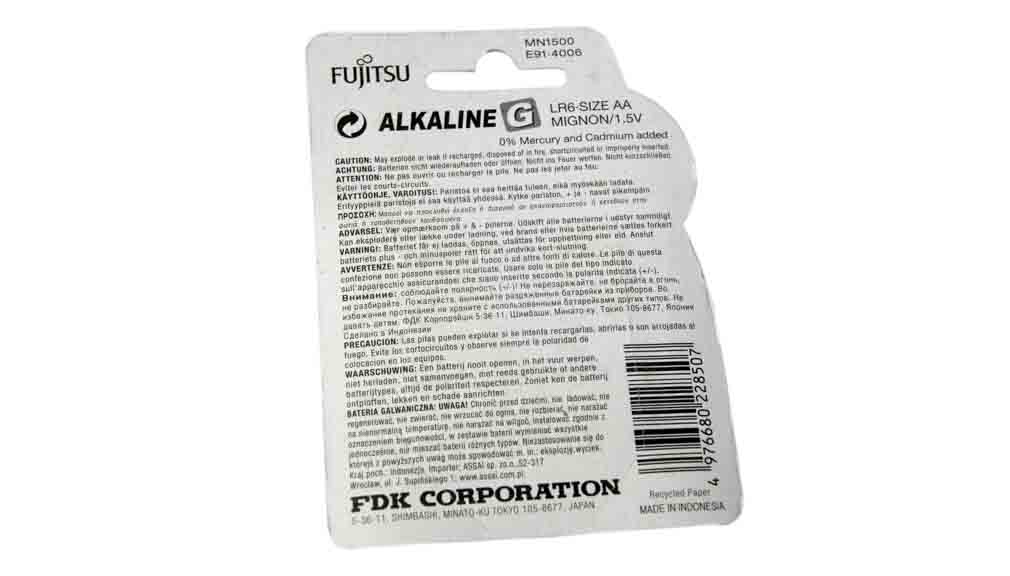 Fujitsu Alkaline G