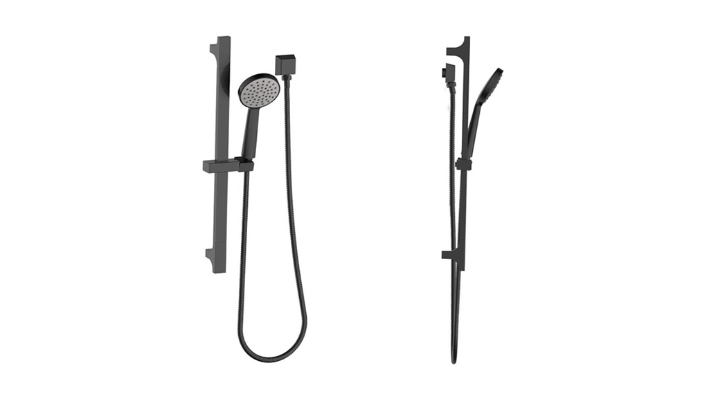 Gareth Ashton Shower Rail Black 1SRA-B