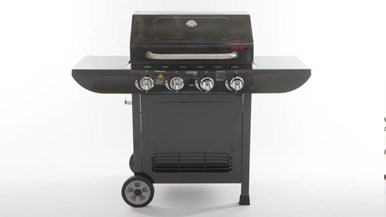 Goldair GBQC100 Riva 4 Burner BBQ