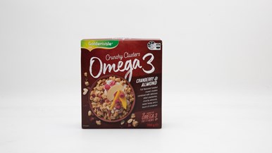 Goldenvale Crunchy Clusters Omega 3 Cranberry & Almond