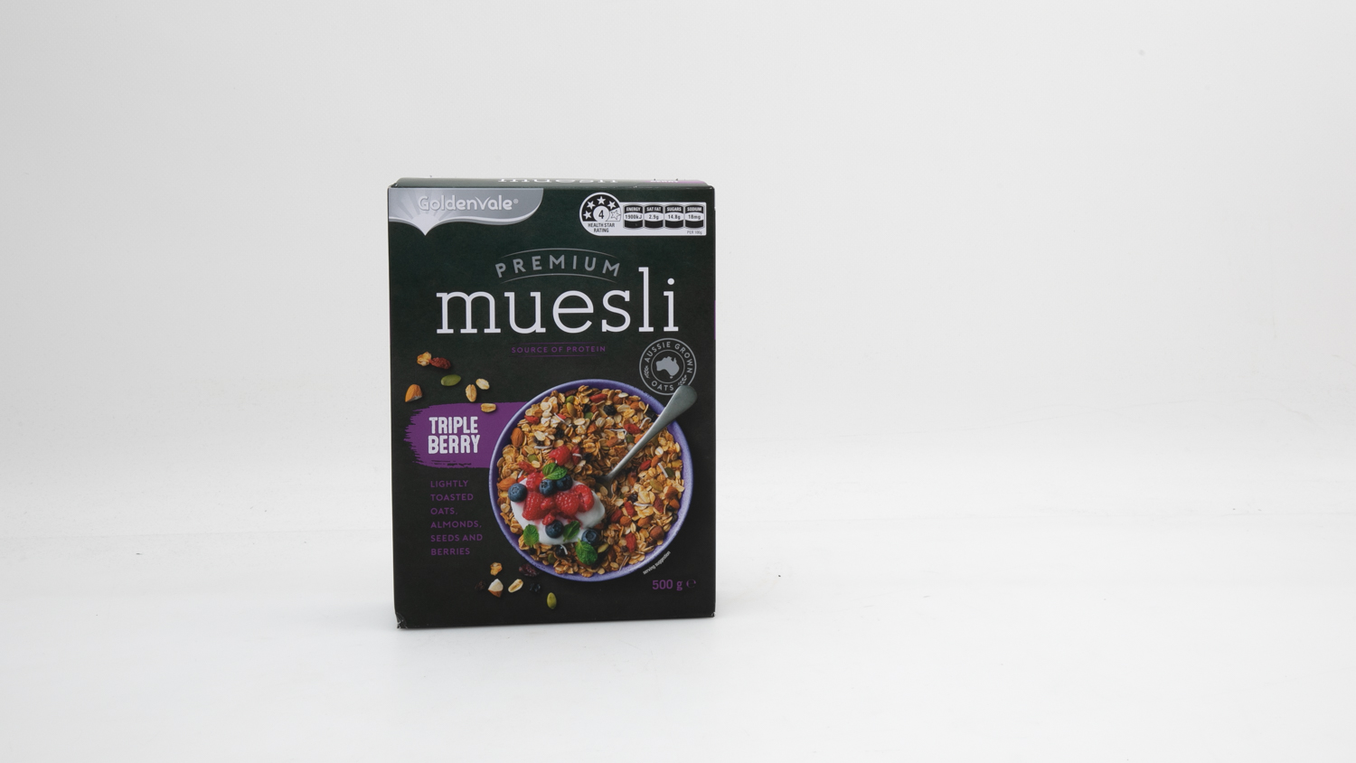 Goldenvale Premium Toasted Muesli Triple Berry Review Breakfast