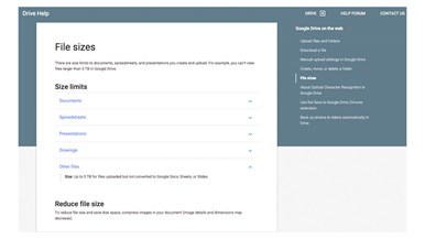 Google Drive Online storage