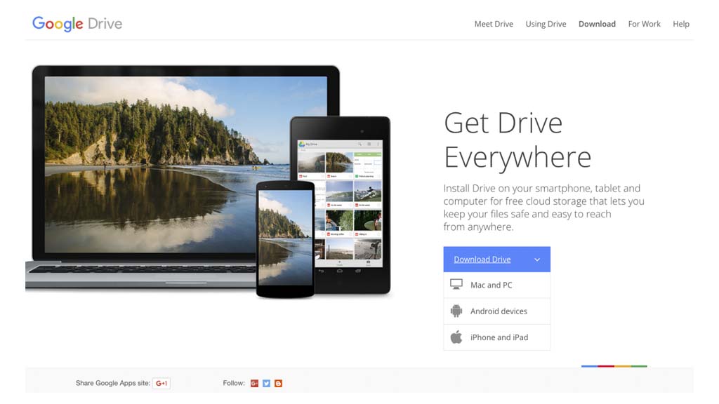Google Drive Online storage
