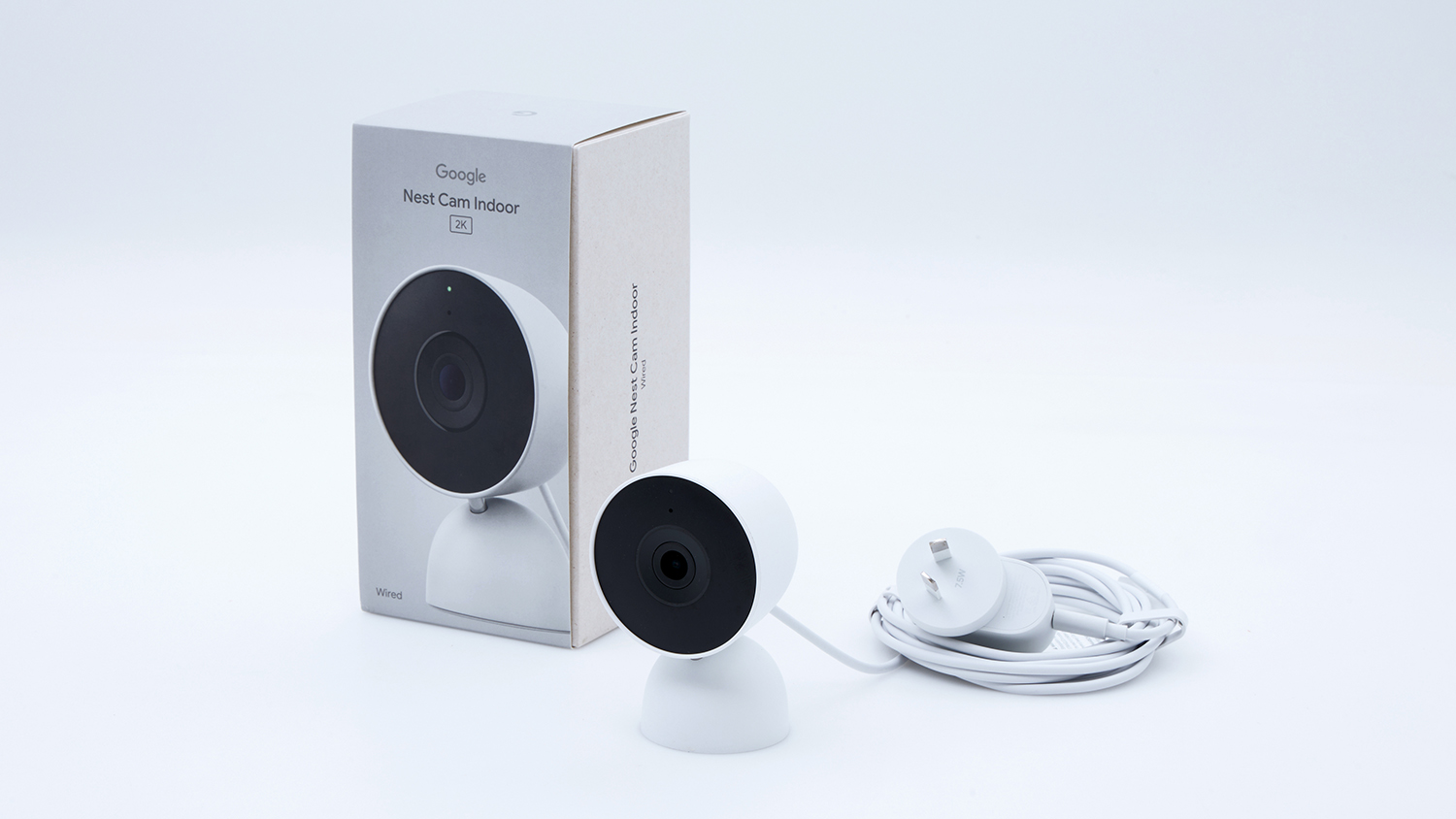 Google Nest Cam Indoor (wired, 3rd generation) Snow