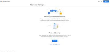 Google Password Manager