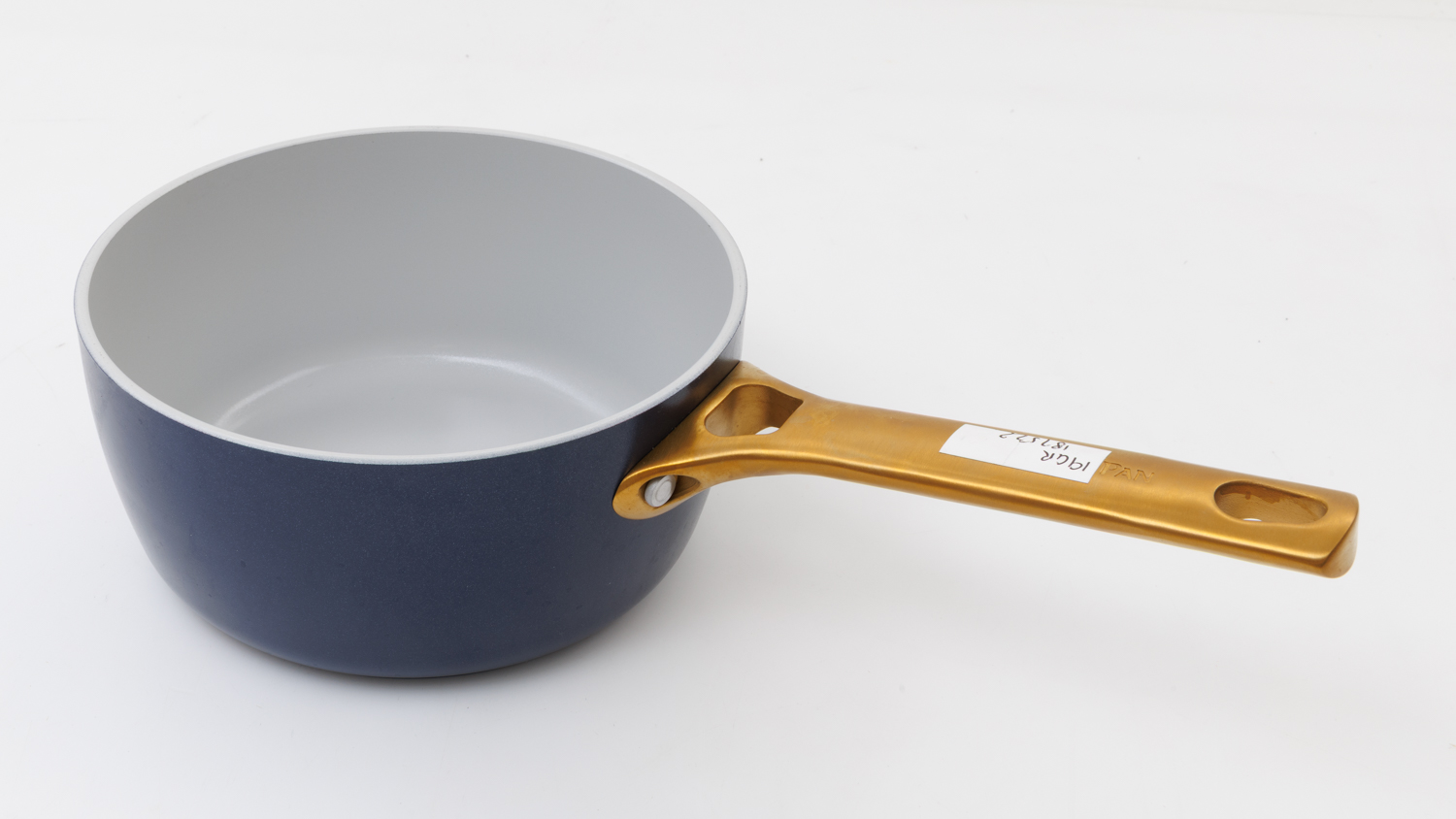 Greenpan Padova Saucepan With Lid, Dark Blue - 18cm