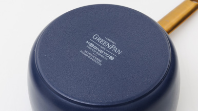 Greenpan Padova Saucepan With Lid, Dark Blue - 18cm