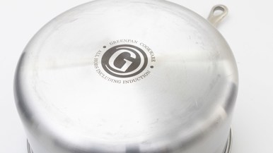 Greenpan Premiere Saucepan with Lid, Stainless Steel 20cm