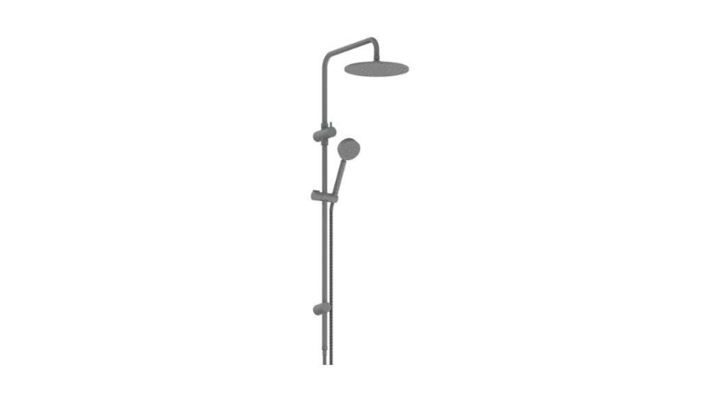 Greens Gisele Twin Shower Rail Gunmetal 184909