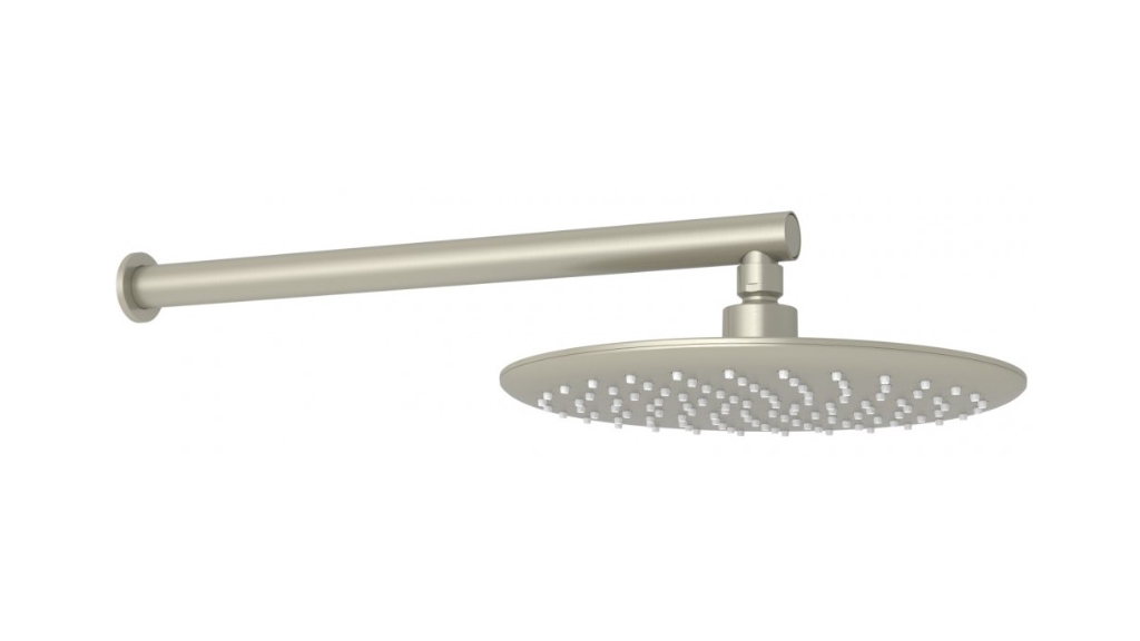 Greens Tundra Overhead Wall Shower Brushed Nickel 2262001