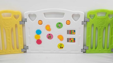 Gupamiga Safety Playpen 14 Panels Multiple Classic PLP-14WL004-15