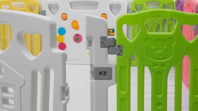 Gupamiga Safety Playpen 14 Panels Multiple Classic PLP-14WL004-15