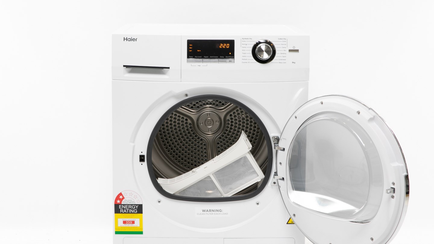 Haier HDC80E1 Review | Clothes dryer | CHOICE