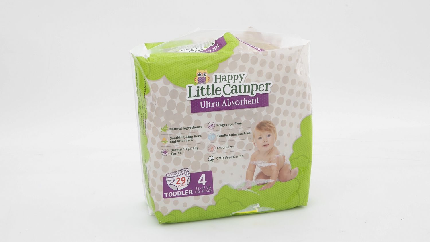 Happy Little Camper Ultra Absorbent Toddler Size 4 Review, Disposable nappy