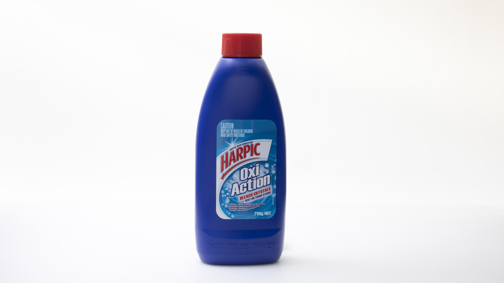 Harpic Oxy Action Bleach Crystals Review Toilet cleaner CHOICE