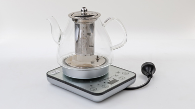 Healthy Choice 1.2L Digital Glass Kettle with Tea Infuser SK200