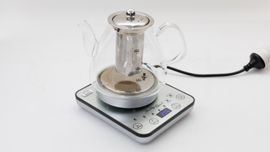 Healthy Choice 1.2L Digital Glass Kettle with Tea Infuser SK200