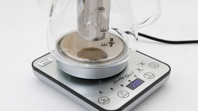 Healthy Choice 1.2L Digital Glass Kettle with Tea Infuser SK200