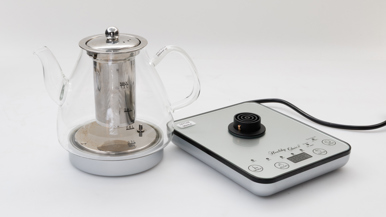 Healthy Choice 1.2L Digital Glass Kettle with Tea Infuser SK200