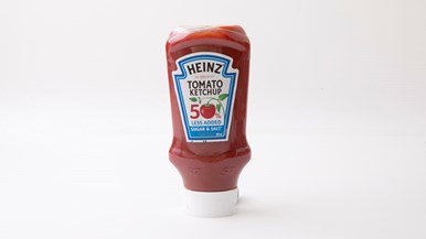 Heinz Tomato Ketchup 50% Less Added Sugar & Salt