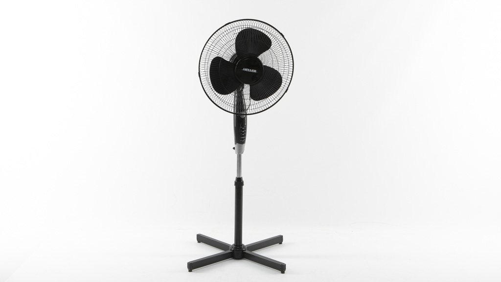 Heller 40cm Black Pedestal Fan with Remote Control HF40BRG carousel image