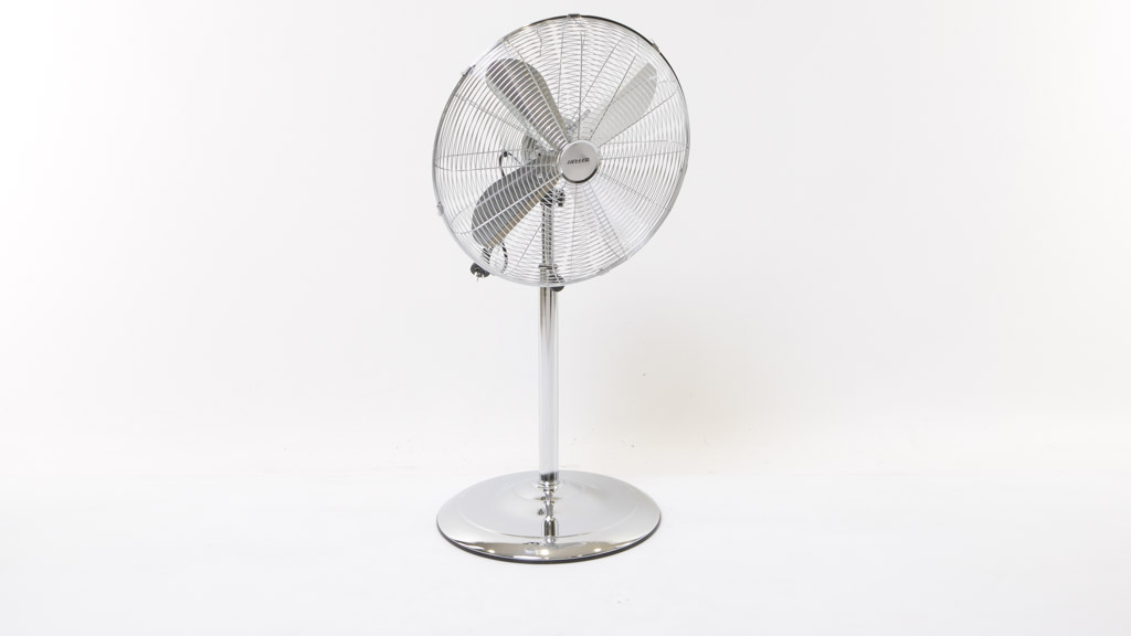 Heller 45cm Chrome Metal Pedestal Fan MPF45C Pedestal and tower fan