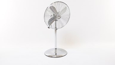 Heller 45cm Chrome Metal Pedestal Fan MPF45C
