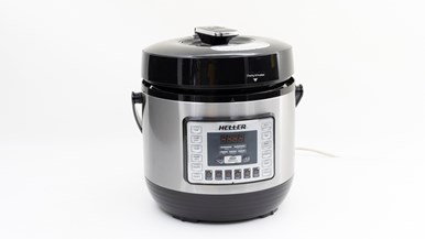 Heller HPC1000 6L Electric Digital Slow Pressure Cooker Stainless Steel